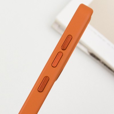 TPU чохол Bonbon Metal Style для Samsung Galaxy S24+ Помаранчевий / Papaya