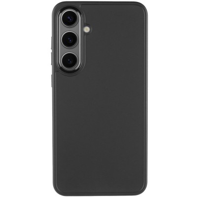 TPU чохол Bonbon Metal Style для Samsung Galaxy S24+ Чорний / Black