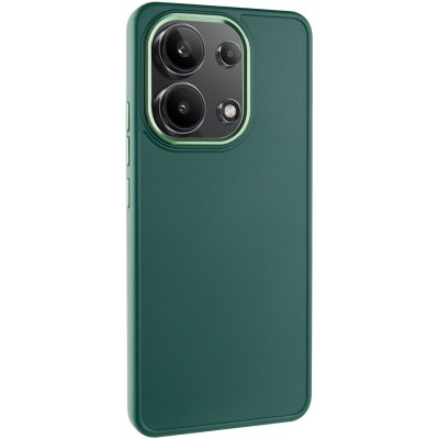 TPU чохол Bonbon Metal Style для Xiaomi Redmi Note 13 4G Зелений / Army green TPU чохол Bonbon Metal Style для Xiaomi Redmi Note 13 4G Зелений / Army green