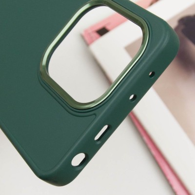TPU чохол Bonbon Metal Style для Xiaomi Redmi Note 13 4G Зелений / Army green TPU чохол Bonbon Metal Style для Xiaomi Redmi Note 13 4G Зелений / Army green