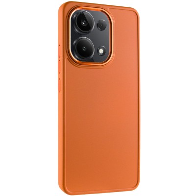 TPU чохол Bonbon Metal Style для Xiaomi Redmi Note 13 4G Помаранчевий / Papaya TPU чохол Bonbon Metal Style для Xiaomi Redmi Note 13 4G Помаранчевий / Papaya