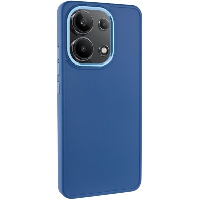 TPU чохол Bonbon Metal Style для Xiaomi Redmi Note 13 Pro 4G / Poco M6 Pro 4G Синій / Denim Blue TPU чохол Bonbon Metal Style для Xiaomi Redmi Note 13 Pro 4G / Poco M6 Pro 4G Синій / Denim Blue