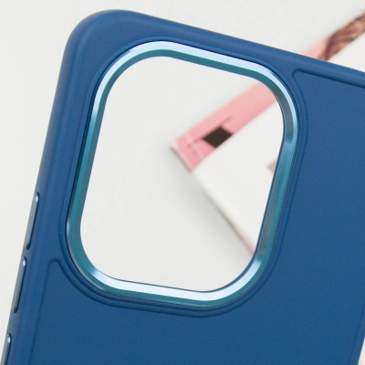 TPU чохол Bonbon Metal Style для Xiaomi Redmi Note 13 Pro 4G / Poco M6 Pro 4G Синій / Denim Blue TPU чохол Bonbon Metal Style для Xiaomi Redmi Note 13 Pro 4G / Poco M6 Pro 4G Синій / Denim Blue