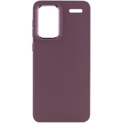 TPU чохол Bonbon Metal Style для Xiaomi Redmi Note 13 Pro+ Бордовий / Plum TPU чохол Bonbon Metal Style для Xiaomi Redmi Note 13 Pro+ Бордовий / Plum