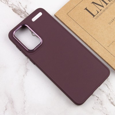 TPU чохол Bonbon Metal Style для Xiaomi Redmi Note 13 Pro+ Бордовий / Plum TPU чохол Bonbon Metal Style для Xiaomi Redmi Note 13 Pro+ Бордовий / Plum