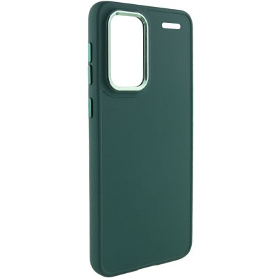TPU чохол Bonbon Metal Style для Xiaomi Redmi Note 13 Pro+ Зелений / Army green TPU чохол Bonbon Metal Style для Xiaomi Redmi Note 13 Pro+ Зелений / Army green