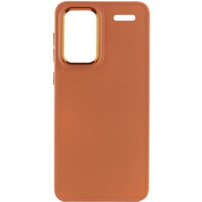 TPU чохол Bonbon Metal Style для Xiaomi Redmi Note 13 Pro+ Помаранчевий / Papaya TPU чохол Bonbon Metal Style для Xiaomi Redmi Note 13 Pro+ Помаранчевий / Papaya
