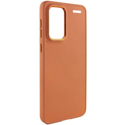 TPU чохол Bonbon Metal Style для Xiaomi Redmi Note 13 Pro+ Помаранчевий / Papaya TPU чохол Bonbon Metal Style для Xiaomi Redmi Note 13 Pro+ Помаранчевий / Papaya
