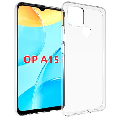 TPU чохол Epic Transparent 1,5mm для Oppo A15s / A15 Безбарвний (прозорий) TPU чохол Epic Transparent 1,5mm для Oppo A15s / A15 Безбарвний (прозорий)