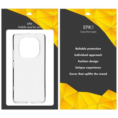 TPU чохол Epic Transparent 1,5mm для Xiaomi Redmi Note 14 Pro+ 5G Безбарвний (прозорий) TPU чохол Epic Transparent 1,5mm для Xiaomi Redmi Note 14 Pro+ 5G Безбарвний (прозорий)
