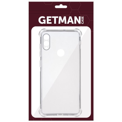 TPU чохол GETMAN Ease logo посилені кути Full Camera для Huawei Honor 8X Безбарвний (прозорий)