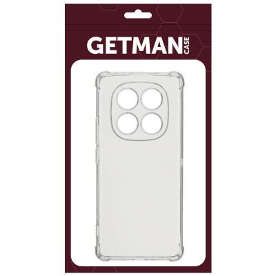 TPU чохол GETMAN Ease logo посилені кути Full Camera для Xiaomi Poco X7 Безбарвний (прозорий)