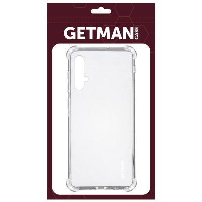 TPU чохол GETMAN Ease logo посилені кути для Huawei Honor 20 / Nova 5T Безбарвний (прозорий) TPU чохол GETMAN Ease logo посилені кути для Huawei Honor 20 / Nova 5T Безбарвний (прозорий)