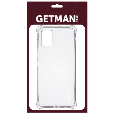 TPU чохол GETMAN Ease logo посилені кути для Samsung Galaxy A51 Безбарвний (прозорий) TPU чохол GETMAN Ease logo посилені кути для Samsung Galaxy A51 Безбарвний (прозорий)