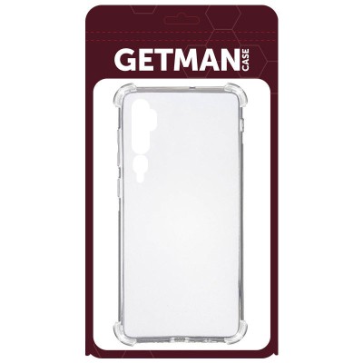 TPU чохол GETMAN Ease logo посилені кути для Xiaomi Mi Note 10 / Note 10 Pro / Mi CC9 Pro Безбарвний (прозорий) TPU чохол GETMAN Ease logo посилені кути для Xiaomi Mi Note 10 / Note 10 Pro / Mi CC9 Pro Безбарвний (прозорий)