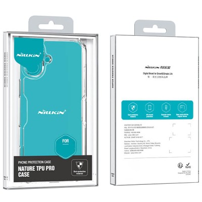 TPU чохол Nillkin Nature Pro Series для Apple iPhone 16 (6.1") Безбарвний (прозорий) TPU чохол Nillkin Nature Pro Series для Apple iPhone 16 (6.1") Безбарвний (прозорий)