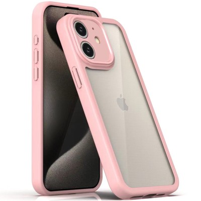 TPU чохол Transparent + Colour 1,5mm для Apple iPhone 11 (6.1") Pink TPU чохол Transparent + Colour 1,5mm для Apple iPhone 11 (6.1") Pink