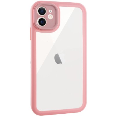 TPU чохол Transparent + Colour 1,5mm для Apple iPhone 11 (6.1") Pink TPU чохол Transparent + Colour 1,5mm для Apple iPhone 11 (6.1") Pink