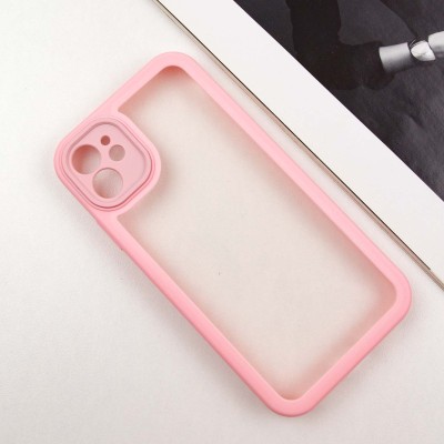TPU чохол Transparent + Colour 1,5mm для Apple iPhone 11 (6.1") Pink TPU чохол Transparent + Colour 1,5mm для Apple iPhone 11 (6.1") Pink