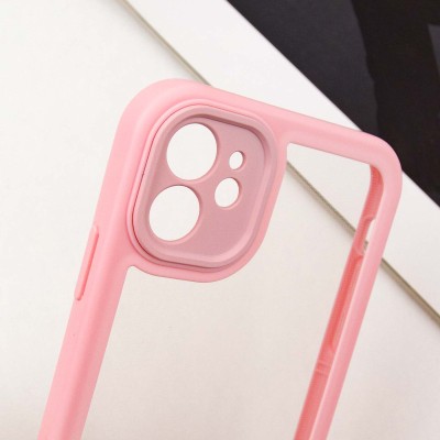 TPU чохол Transparent + Colour 1,5mm для Apple iPhone 11 (6.1") Pink TPU чохол Transparent + Colour 1,5mm для Apple iPhone 11 (6.1") Pink