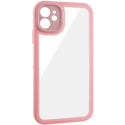 TPU чохол Transparent + Colour 1,5mm для Apple iPhone 11 (6.1") Pink TPU чохол Transparent + Colour 1,5mm для Apple iPhone 11 (6.1") Pink
