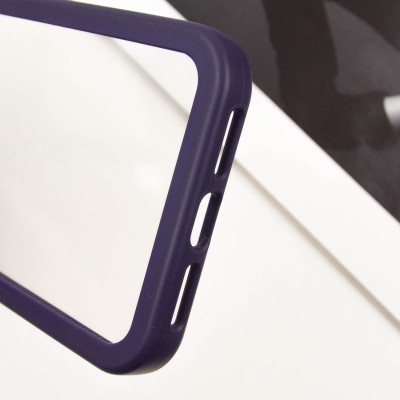 TPU чохол Transparent + Colour 1,5mm для Apple iPhone 14 (6.1") Purple TPU чохол Transparent + Colour 1,5mm для Apple iPhone 14 (6.1") Purple