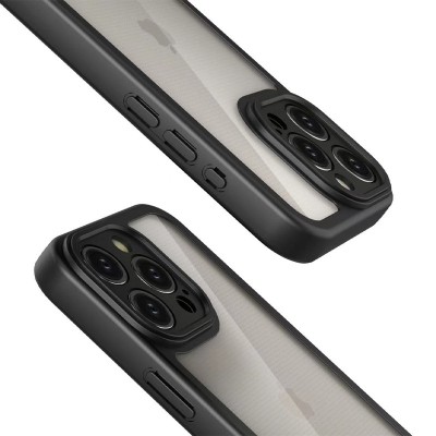 TPU чохол Transparent + Colour 1,5mm для Apple iPhone 16 Pro Max (6.9") Black
