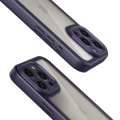 TPU чохол Transparent + Colour 1,5mm для Apple iPhone 16 Pro Max (6.9") Purple TPU чохол Transparent + Colour 1,5mm для Apple iPhone 16 Pro Max (6.9") Purple