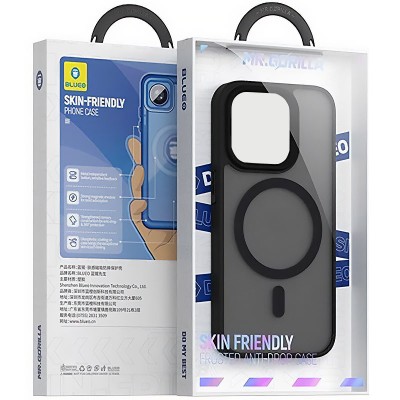 TPU+PC чохол Blueo Skin Friendly Frosted with MagSafe для Apple iPhone 14 / 13 (6.1") Чорний TPU+PC чохол Blueo Skin Friendly Frosted with MagSafe для Apple iPhone 14 / 13 (6.1") Чорний