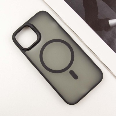 TPU+PC чохол Blueo Skin Friendly Frosted with MagSafe для Apple iPhone 14 / 13 (6.1") Чорний TPU+PC чохол Blueo Skin Friendly Frosted with MagSafe для Apple iPhone 14 / 13 (6.1") Чорний