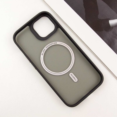 TPU+PC чохол Blueo Skin Friendly Frosted with MagSafe для Apple iPhone 14 / 13 (6.1") Чорний TPU+PC чохол Blueo Skin Friendly Frosted with MagSafe для Apple iPhone 14 / 13 (6.1") Чорний