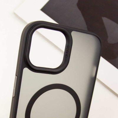 TPU+PC чохол Blueo Skin Friendly Frosted with MagSafe для Apple iPhone 14 / 13 (6.1") Чорний TPU+PC чохол Blueo Skin Friendly Frosted with MagSafe для Apple iPhone 14 / 13 (6.1") Чорний
