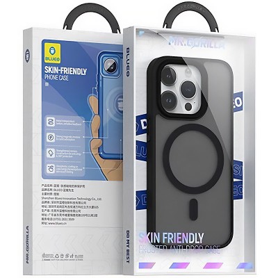 TPU+PC чохол Blueo Skin Friendly Frosted with MagSafe для Apple iPhone 14 Pro (6.1") Чорний TPU+PC чохол Blueo Skin Friendly Frosted with MagSafe для Apple iPhone 14 Pro (6.1") Чорний