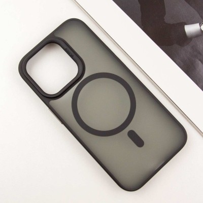 TPU+PC чохол Blueo Skin Friendly Frosted with MagSafe для Apple iPhone 14 Pro (6.1") Чорний TPU+PC чохол Blueo Skin Friendly Frosted with MagSafe для Apple iPhone 14 Pro (6.1") Чорний