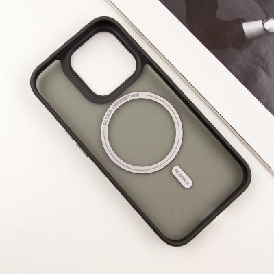 TPU+PC чохол Blueo Skin Friendly Frosted with MagSafe для Apple iPhone 14 Pro (6.1") Чорний TPU+PC чохол Blueo Skin Friendly Frosted with MagSafe для Apple iPhone 14 Pro (6.1") Чорний