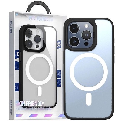 TPU+PC чохол Blueo Skin Friendly Frosted with MagSafe для Apple iPhone 14 Pro Max (6.7") Чорний TPU+PC чохол Blueo Skin Friendly Frosted with MagSafe для Apple iPhone 14 Pro Max (6.7") Чорний
