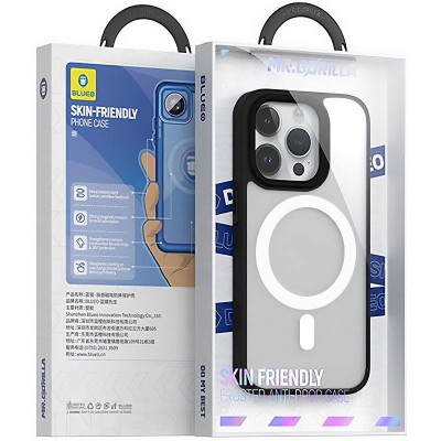 TPU+PC чохол Blueo Skin Friendly Frosted with MagSafe для Apple iPhone 14 Pro Max (6.7") Чорний TPU+PC чохол Blueo Skin Friendly Frosted with MagSafe для Apple iPhone 14 Pro Max (6.7") Чорний