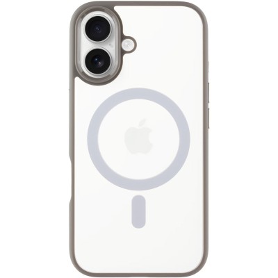 TPU+PC чохол Blueo Skin Friendly Frosted with MagSafe для Apple iPhone 16 (6.1") Сірий TPU+PC чохол Blueo Skin Friendly Frosted with MagSafe для Apple iPhone 16 (6.1") Сірий