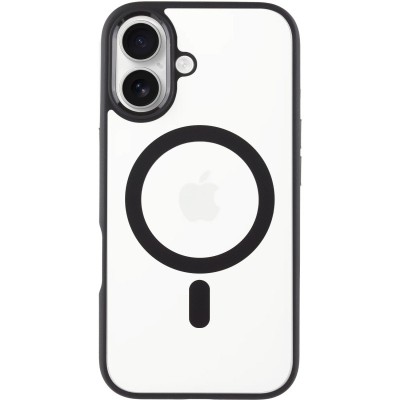 TPU+PC чохол Blueo Skin Friendly Frosted with MagSafe для Apple iPhone 16 (6.1") Чорний TPU+PC чохол Blueo Skin Friendly Frosted with MagSafe для Apple iPhone 16 (6.1") Чорний