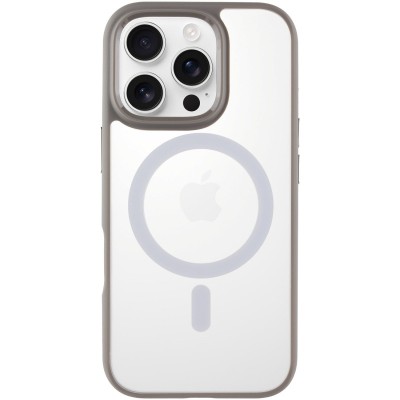 TPU+PC чохол Blueo Skin Friendly Frosted with MagSafe для Apple iPhone 16 Pro Max (6.9") Сірий