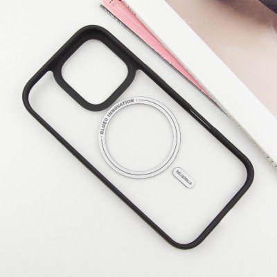 TPU+PC чохол Blueo Skin Friendly Frosted with MagSafe для Apple iPhone 16 Pro Max (6.9") Чорний