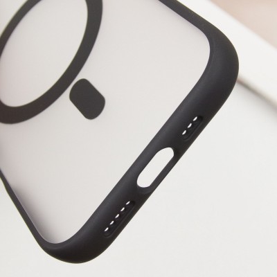 TPU+PC чохол Blueo Skin Friendly Frosted with MagSafe для Apple iPhone 16 Pro Max (6.9") Чорний