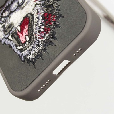 TPU+PC чохол Friends для Apple iPhone 16 Pro (6.3") Grey Wolf