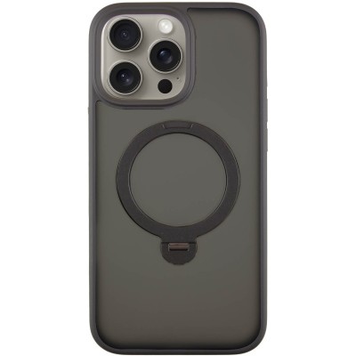TPU+PC чохол Metal Buttons with MagSafe Colorful HQ Ring для Apple iPhone 14 Pro (6.1") Black TPU+PC чохол Metal Buttons with MagSafe Colorful HQ Ring для Apple iPhone 14 Pro (6.1") Black