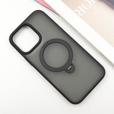 TPU+PC чохол Metal Buttons with MagSafe Colorful HQ Ring для Apple iPhone 14 Pro (6.1") Black TPU+PC чохол Metal Buttons with MagSafe Colorful HQ Ring для Apple iPhone 14 Pro (6.1") Black