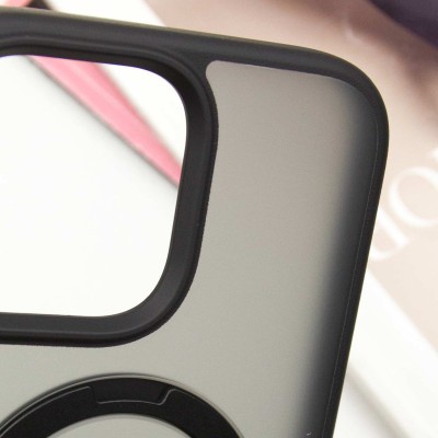 TPU+PC чохол Metal Buttons with MagSafe Colorful HQ Ring для Apple iPhone 14 Pro (6.1") Black TPU+PC чохол Metal Buttons with MagSafe Colorful HQ Ring для Apple iPhone 14 Pro (6.1") Black