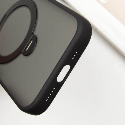 TPU+PC чохол Metal Buttons with MagSafe Colorful HQ Ring для Apple iPhone 14 Pro (6.1") Black TPU+PC чохол Metal Buttons with MagSafe Colorful HQ Ring для Apple iPhone 14 Pro (6.1") Black
