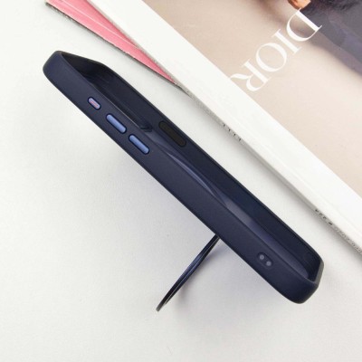 TPU+PC чохол Metal Buttons with MagSafe Colorful HQ Ring для Apple iPhone 14 Pro (6.1") Dark Blue TPU+PC чохол Metal Buttons with MagSafe Colorful HQ Ring для Apple iPhone 14 Pro (6.1") Dark Blue
