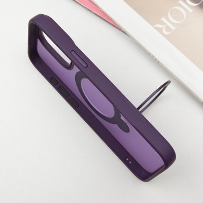 TPU+PC чохол Metal Buttons with MagSafe Colorful HQ Ring для Apple iPhone 14 Pro (6.1") Purple TPU+PC чохол Metal Buttons with MagSafe Colorful HQ Ring для Apple iPhone 14 Pro (6.1") Purple