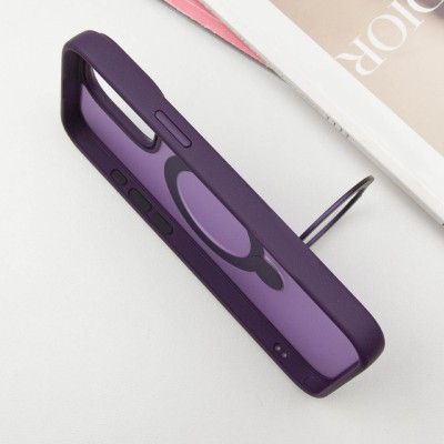 TPU+PC чохол Metal Buttons with MagSafe Colorful HQ Ring для Apple iPhone 15 (6.1") Purple TPU+PC чохол Metal Buttons with MagSafe Colorful HQ Ring для Apple iPhone 15 (6.1") Purple